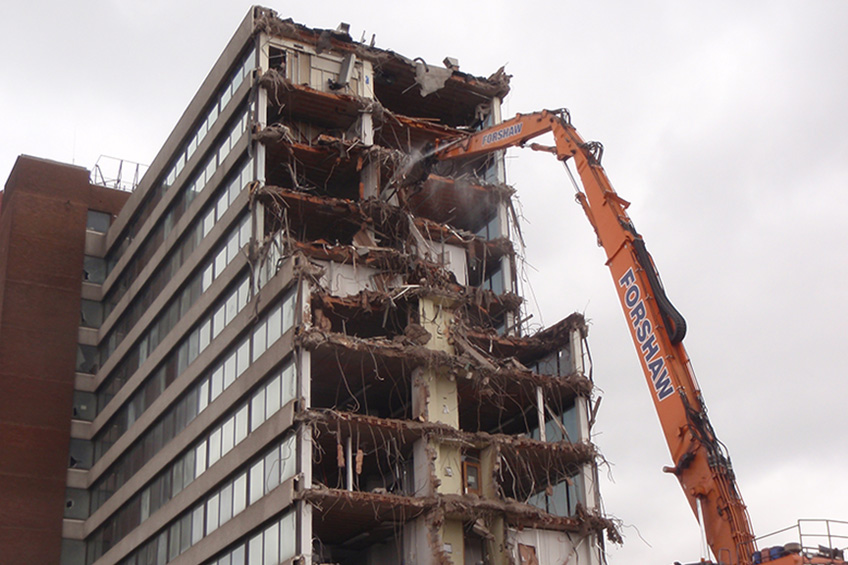Chester House City Centre Demolition