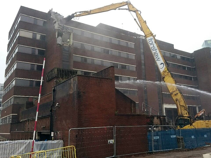 Washington House, Salford - City Centre Demolition