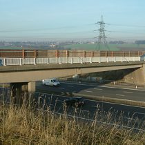 A1 Bridges Demolition, Yorkshire