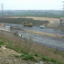 A1 Bridges Demolition, Yorkshire